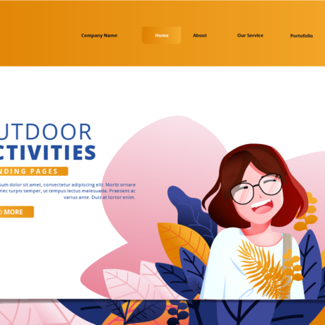 Landing page Outdoor