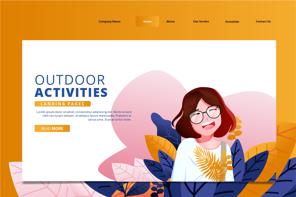 Landing page Outdoor